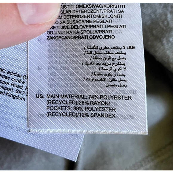 Adidas Mens XL Tall Gray Jacket 1/4 Zipper Terrycloth Mid weight NWT N7 - Picture 9 of 10